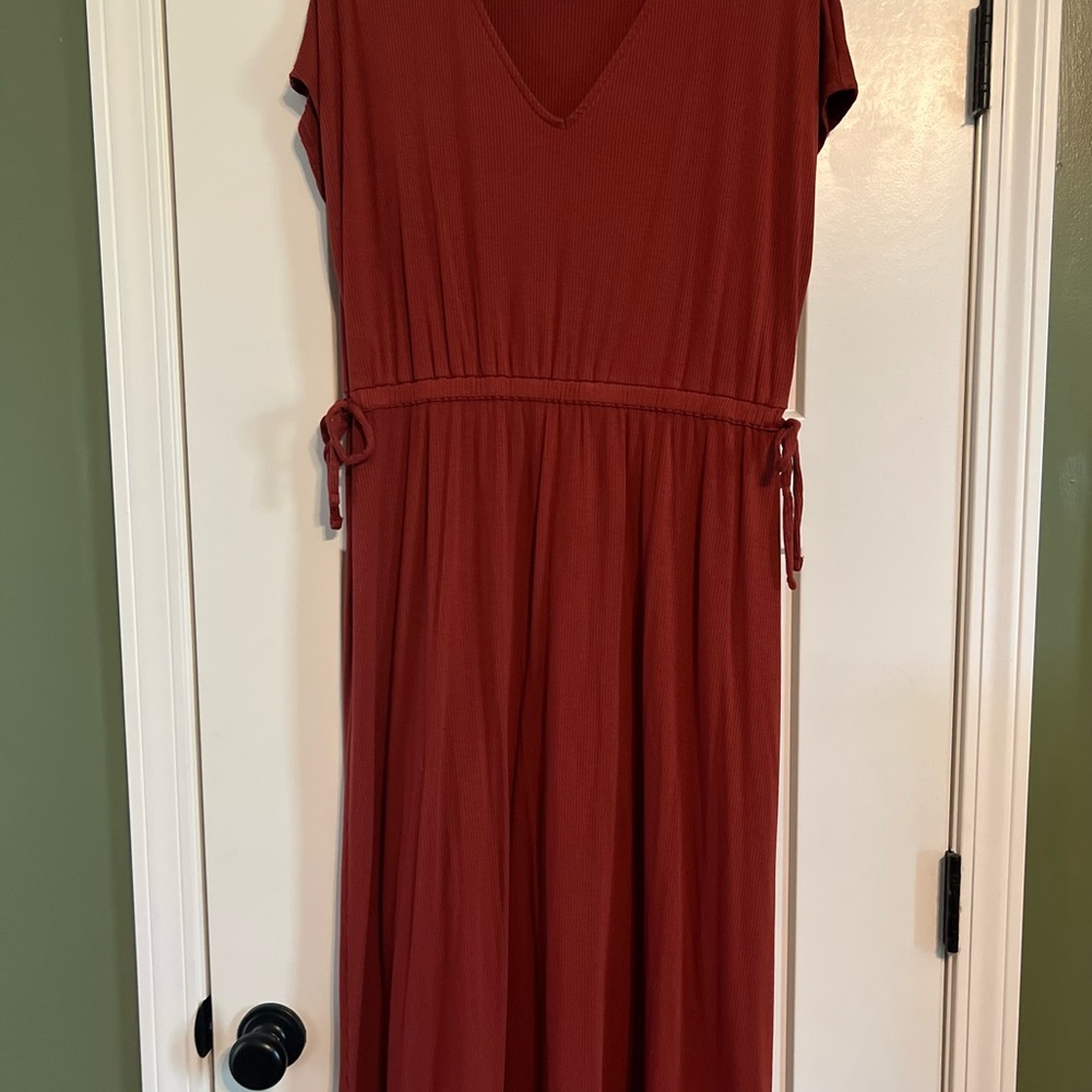 Old navy midi burnt orange dress